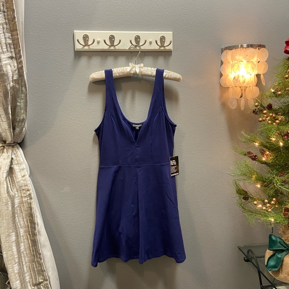 Express Royal Blue Dress